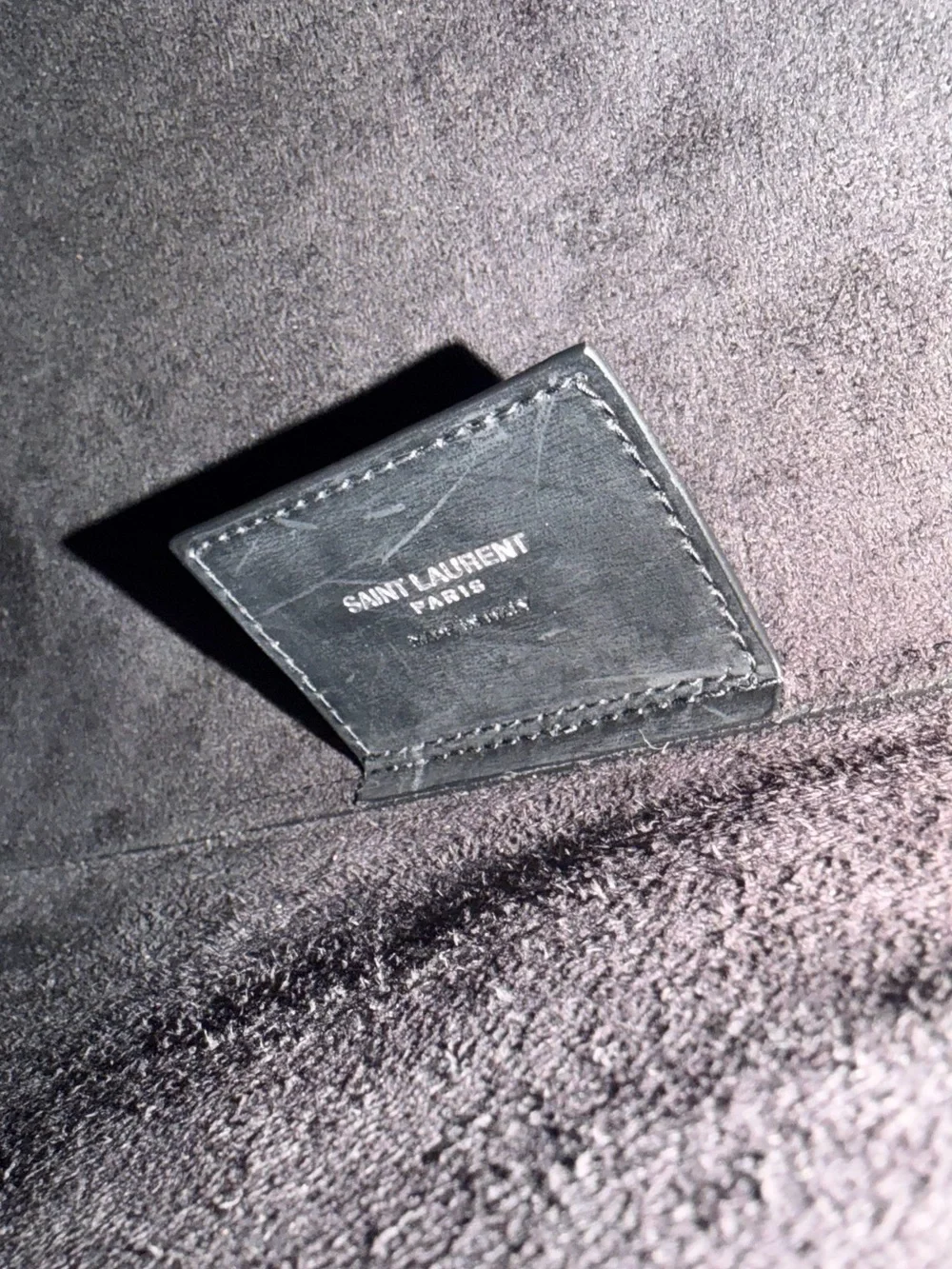 Saint Laurent Black Leather Everyday Tote